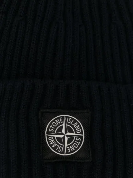 Căciulă Stone Island cu strasuri albastru