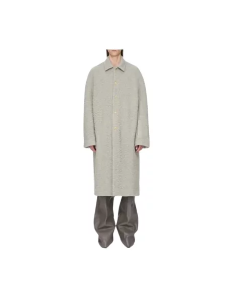 Płaszcz Rick Owens wełniany szary