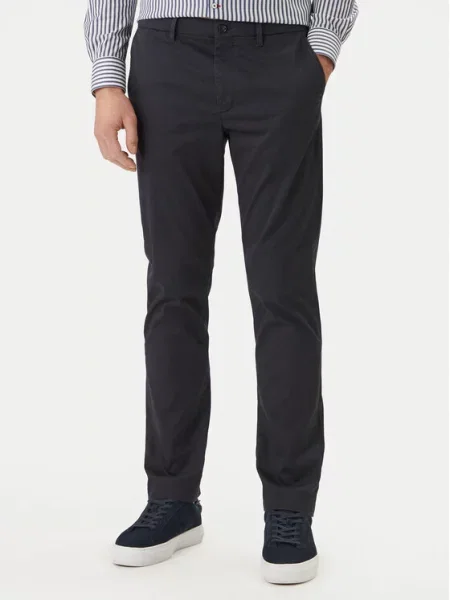 Tommy Hilfiger Pantaloni chino Denton Bleumarin Straight Fit