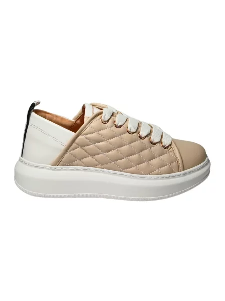 Sneakersy Alexander Smith skórzane beżowe