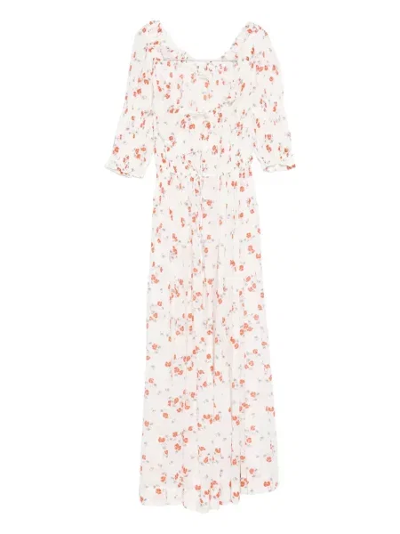 Maksi sukienka maxi Dôen garniturowa brązowa