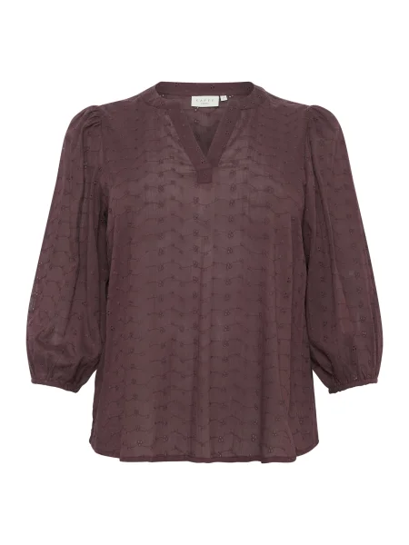 KAFFE CURVE Bluză Maia mokka maro