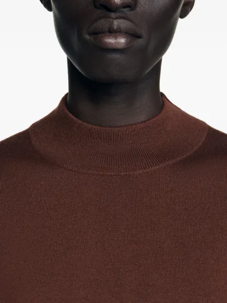 Pulover Sandro de lână maro