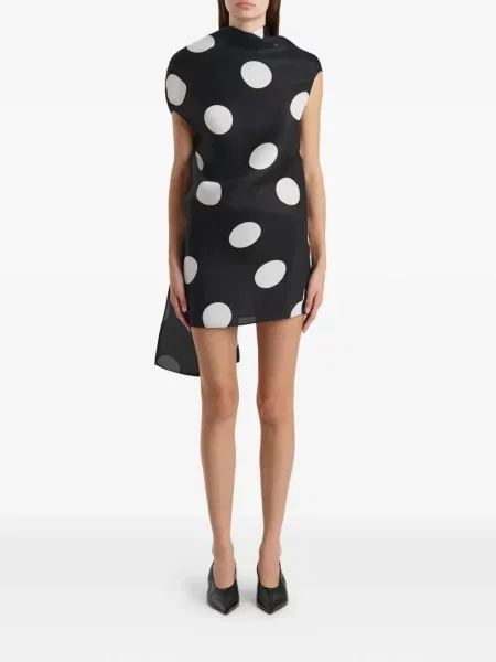 Rochie cu buline Khaite cu buline negru