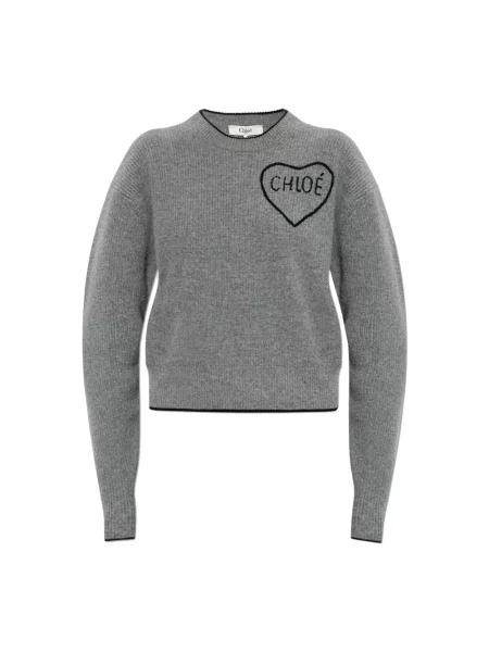 Golf golf Chloe wełniany szary