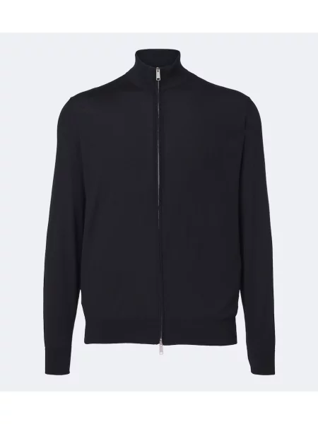 Cardigan Zegna de lână albastru
