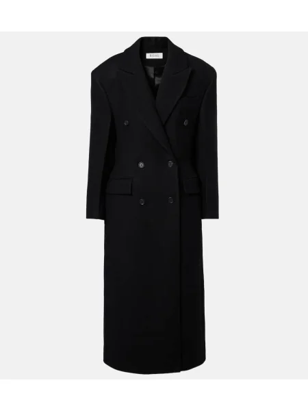 Palton Róhe de lână negru