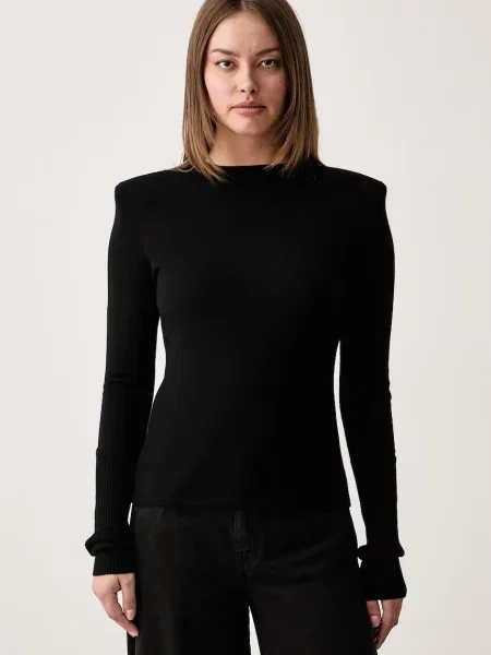 Pinko De lână pulover Lubecca negru