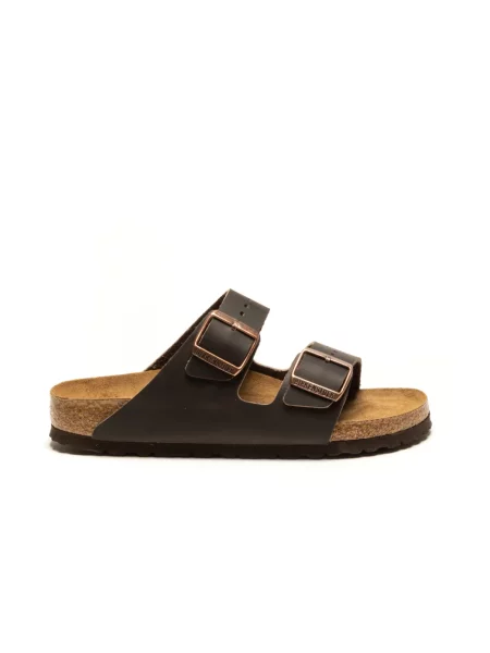Japonki Birkenstock zamszowe brązowe