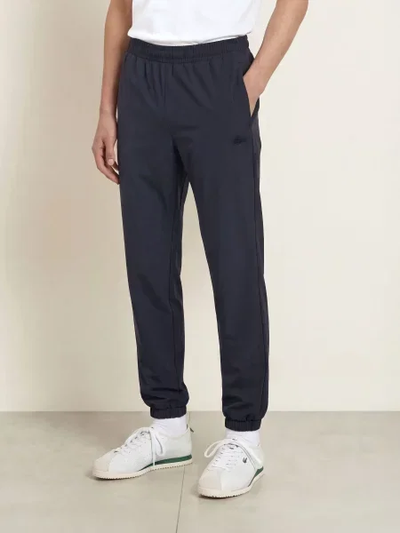 Lacoste Kalhoty Z Teplákoviny Střih Regular Fit tmavě modrá