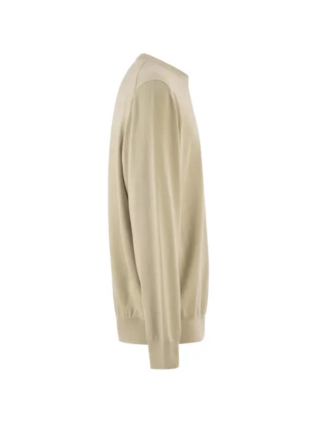 Pulover Boss cu broderie cu decolteu rotund