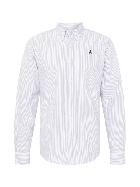 Scalpers Košile námořnická modř bílá