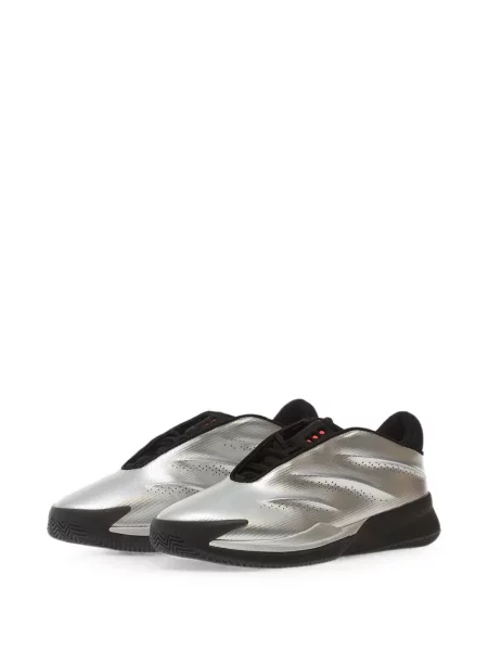 Szorty Adidas z dżerseju z kołnierzem piłkarskie niebieskie