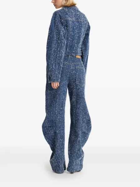 Pantaloni Rotate Birger Christensen albastru