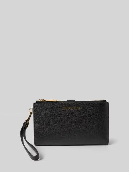Portfel ze skóry naturalnej model ‘Jet Set’ Michael Michael Kors czarny