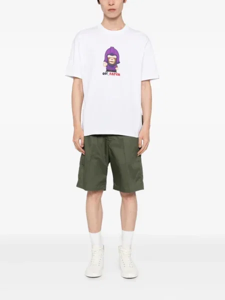 Tricou Aape By A Bathing Ape alb