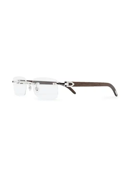 Okulary przeciwsłoneczne Cartier Eyewear srebrne