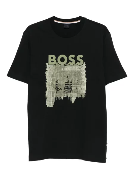 Tricou Boss cu imagine negru