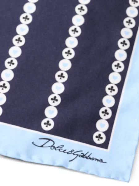 Fular Dolce & Gabbana albastru