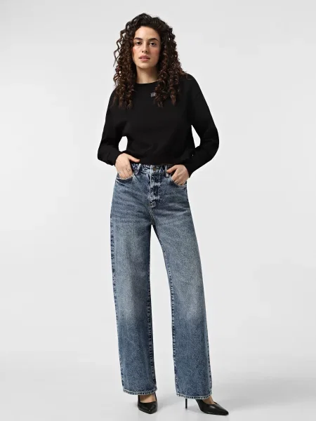 Прямі джинси Armani Exchange синій