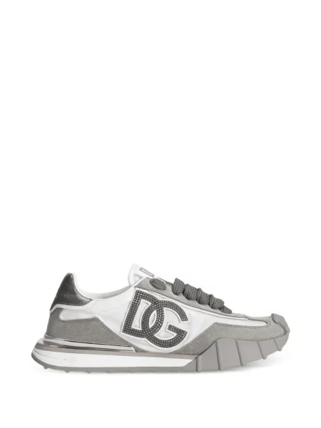 Sneakerși Dolce & Gabbana cu autograf alb
