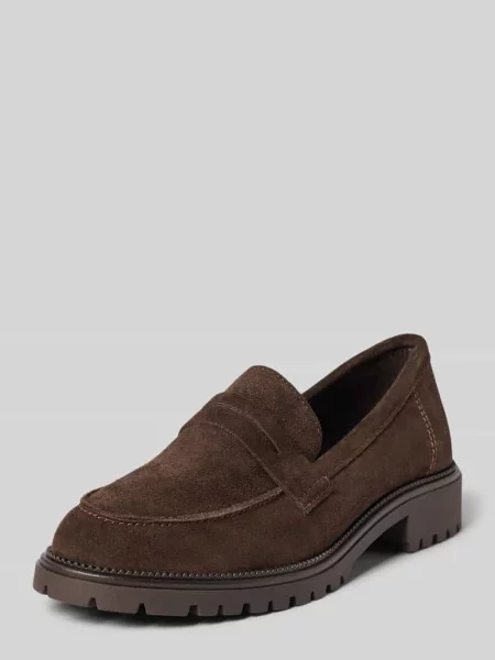 Loafersy z naturalnej skóry bydlęcej Tamaris