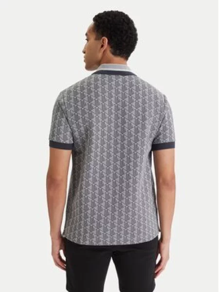 Klasična polo majica Lacoste siva