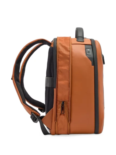 Rucsac Piquadro cu autograf portocaliu