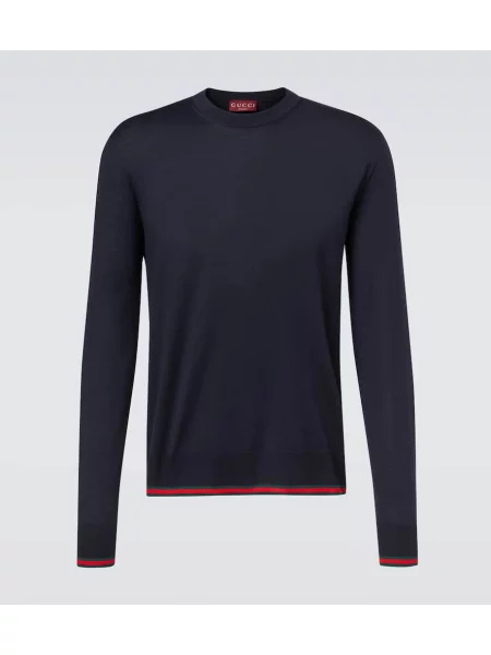 Pulover Gucci de lână albastru