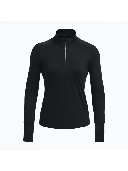 Дамска блуза с дълъг ръкав за бягане Under Armour Launch Pro Half Zip black/reflective черно