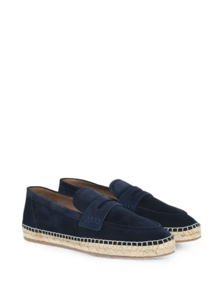 Espadrile Gianvito Rossi din piele de căprioară albastru