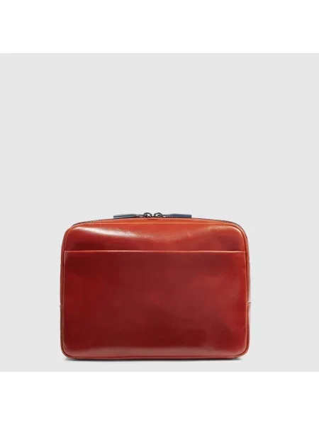 Torba crossbody Piquadro skórzana czerwona