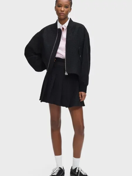 Букле юбка Karl Lagerfeld черная