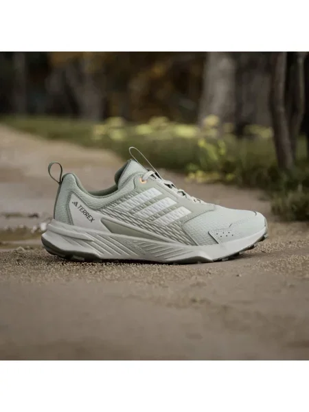 ADIDAS TERREX Polobotky Tracefinder šedá / mátová / světle / offwhite zelená