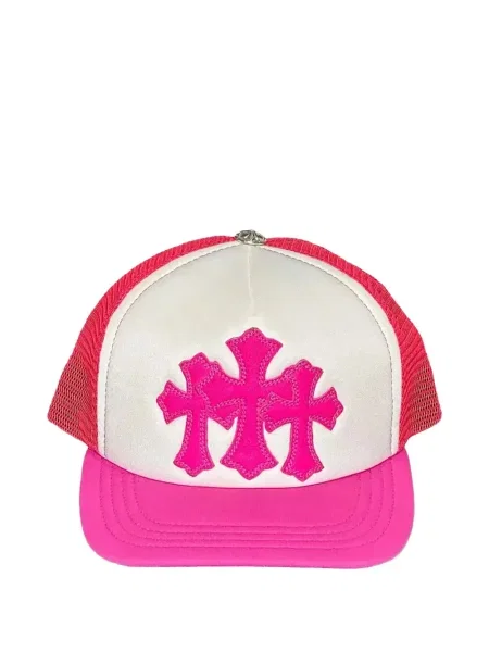 Șapcă Chrome Hearts cu motiv cu inimi roz