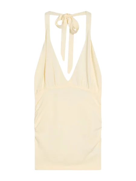 Bershka Top svetlo rumena