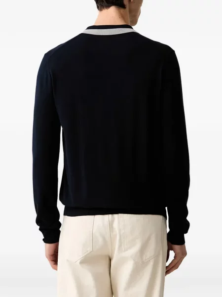 Gulerat tricou polo Trussardi albastru