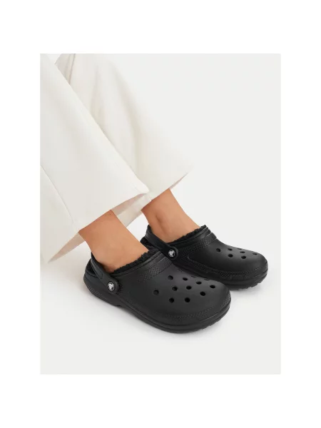 Šľapky Crocs Classic Lined Clog čierna