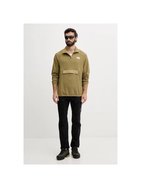 The North Face bluza sportowa ANORAK zielona