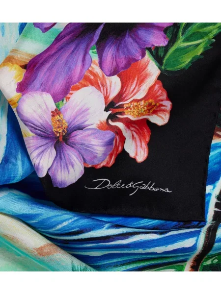 Fular Dolce&gabbana de mătase cu imagine