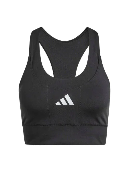 ADIDAS PERFORMANCE Sutien sport negru alb