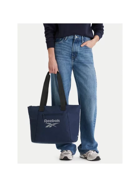 Torebka sportowa Reebok granatowa