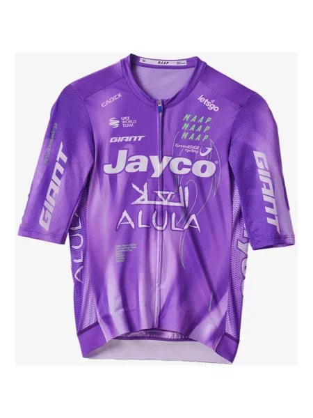 Koszulka rowerowa Team Jayco AlUla GreenEDGE Pro Air krótki rękaw XXS fioletowa