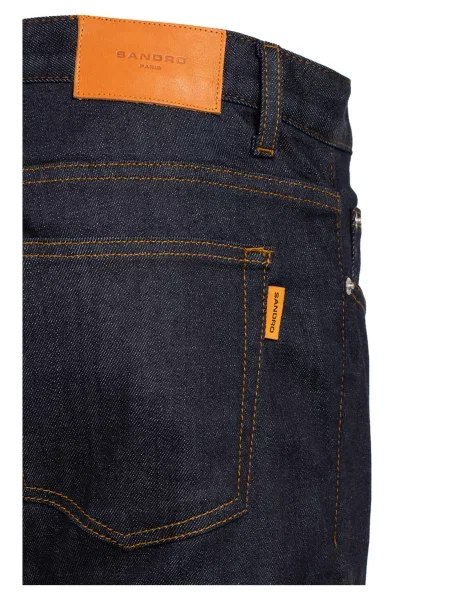 Sandro Jeansy Skinny Fit blau niebieskie