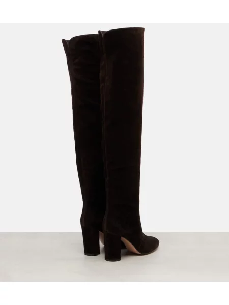 Cizme Gianvito Rossi din piele maro