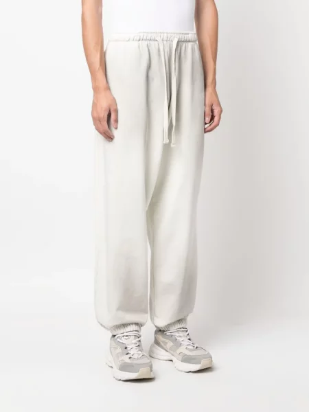 Pantaloni Guess cu imagine alergare alb