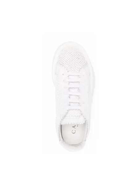 Sneakersy Casadei skórzane białe