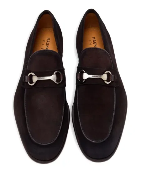 Pantofi loafer Magnanni din piele de căprioară maro