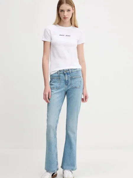Guess Jeans t-shirt biały