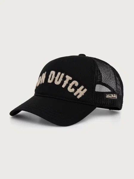 Von Dutch kapa s šiltom z bombažem črna